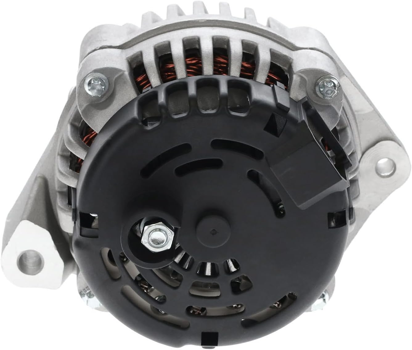 Detroit Axle - 3.0L Alternator for 2003 Honda Accord [105A/12V, CW Rotation, 6 Groove Pulley], Alternator with Pulley Replacement