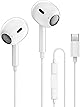 【2025新版 iPhone15/16対応】イヤホン タイプＣ イヤホン 有線HiFi クリア通話 イヤホンマイク 快適な装着感 apple type-c 人間工学 usb c 絡み防止 遅延なしタイプシー 重低音 リモコン付き カナル型 小型·軽量 防水 iPhone/Android/Galaxy/iPadなど対応
