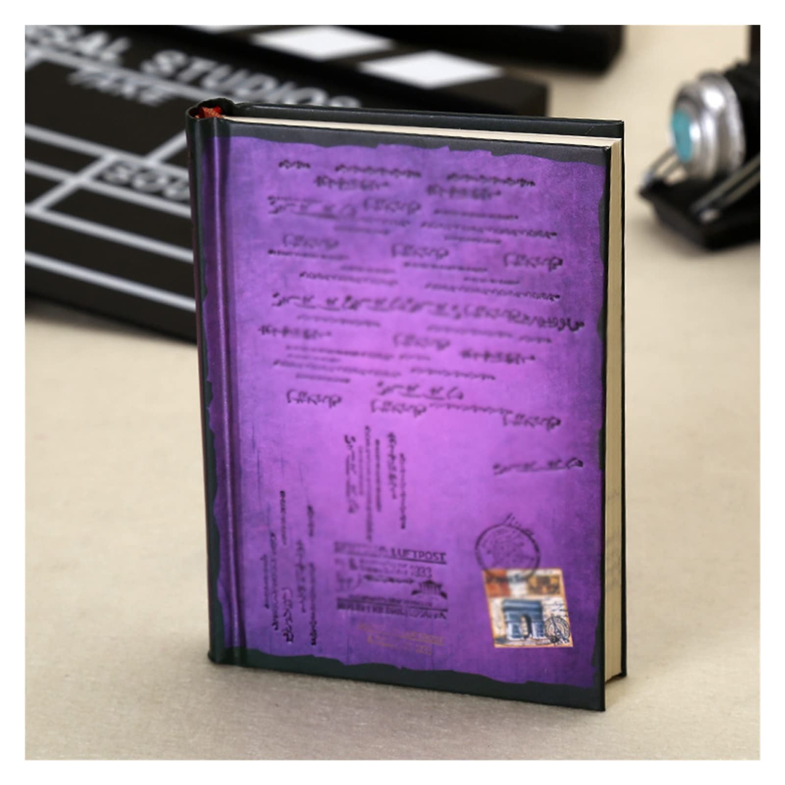 Retro notatnik papierowy w twardej oprawie Vintage osobisty pamiętnik terminarz artykuły papiernicze prezenty biurowe artykuły szkolne (A)