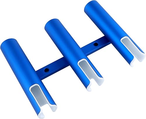 Miniatura 6 de Soporte de caña de pescar de aluminio montado en la pared para barco, garaje y marina - Sostiene cañas y postes