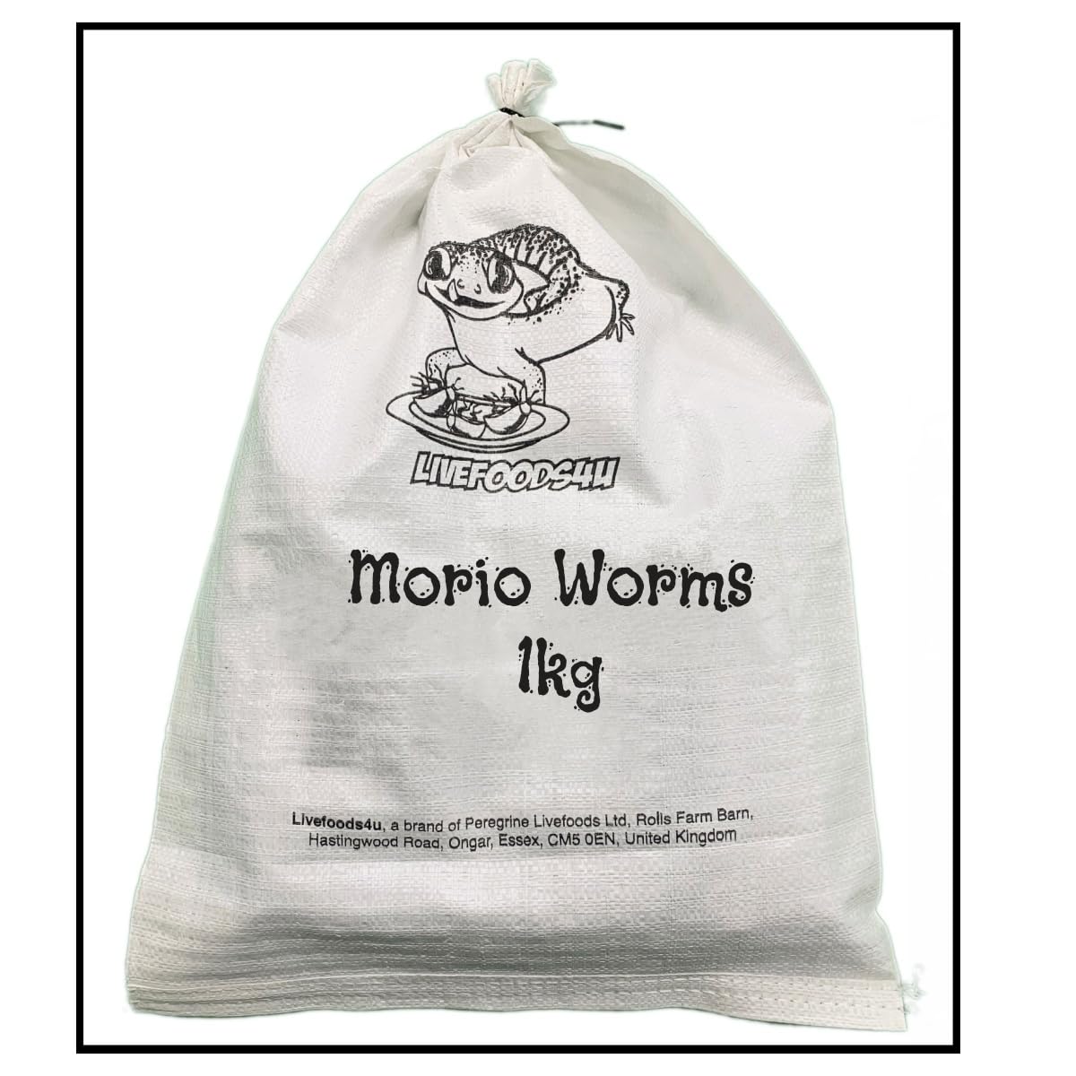 Livefoods4u Live Morio Worms 1kg Bulk Bag (40-60mm) | Live Food for Reptiles | Next Day Delivery