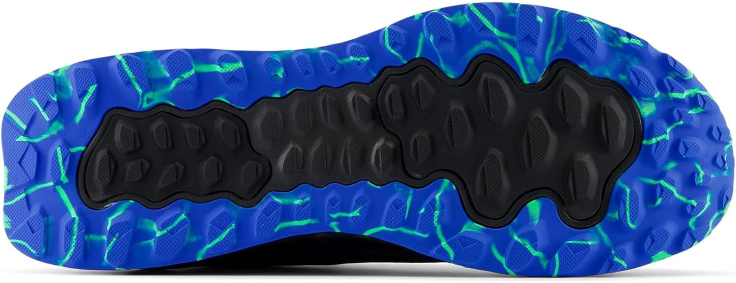 New Balance Men's Fresh Foam Garoé V1 Trail Running Shoe, Phantom/Blue Oasis/Lime Leaf, 7 M - Image 3