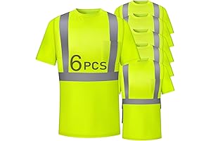 High Visibility Work Shirts-Reflective Front Pocket
