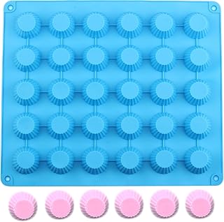 30 Cavity Peanut Butter Cup Silicone Molds For Candy Chocolate Brownie