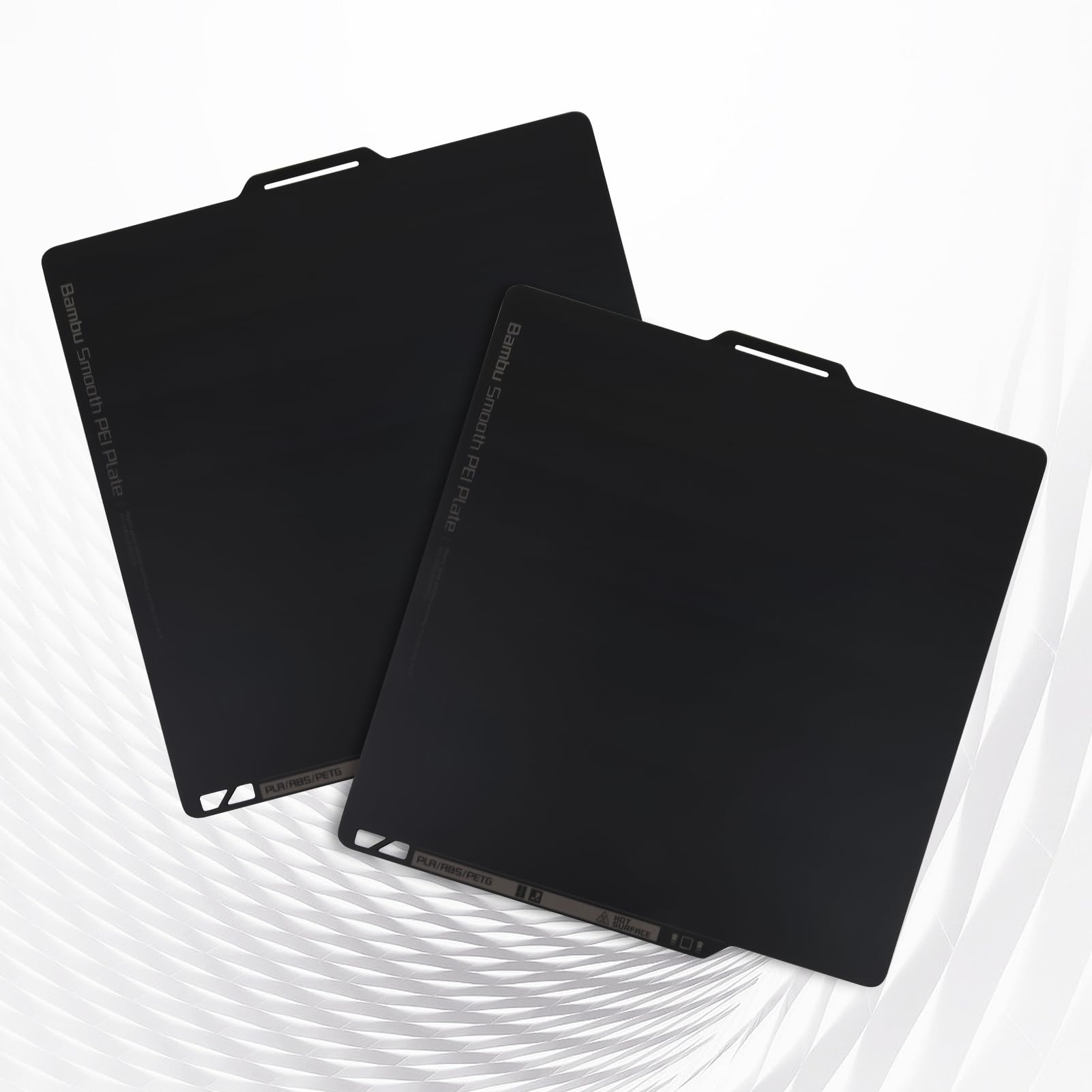 3DTOOLS Bamboo LAB Original Double Sided Smooth PEI Build Plate 257x257MM Spring Steel Plate for Bambu Lab X1C / X1 / X1E / P1P / P1S / A1 3D Printer