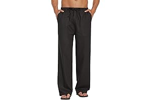 COOFANDY Joggers for Men: The Linen Pants for Effortless Style and Comfort