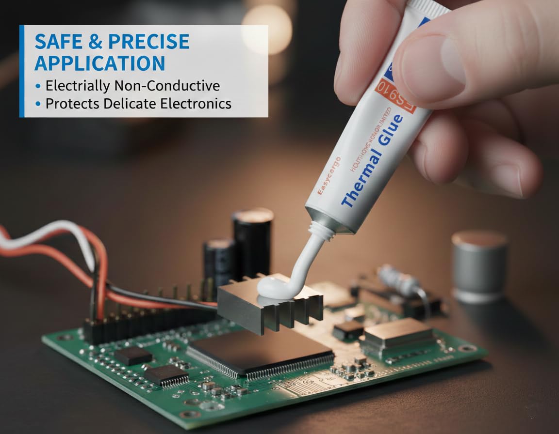 Easycargo Thermal Paste Kit - High Performance Heat Glue -3 Easycargo Thermal Paste Kit - High Performance Heat Glue -3