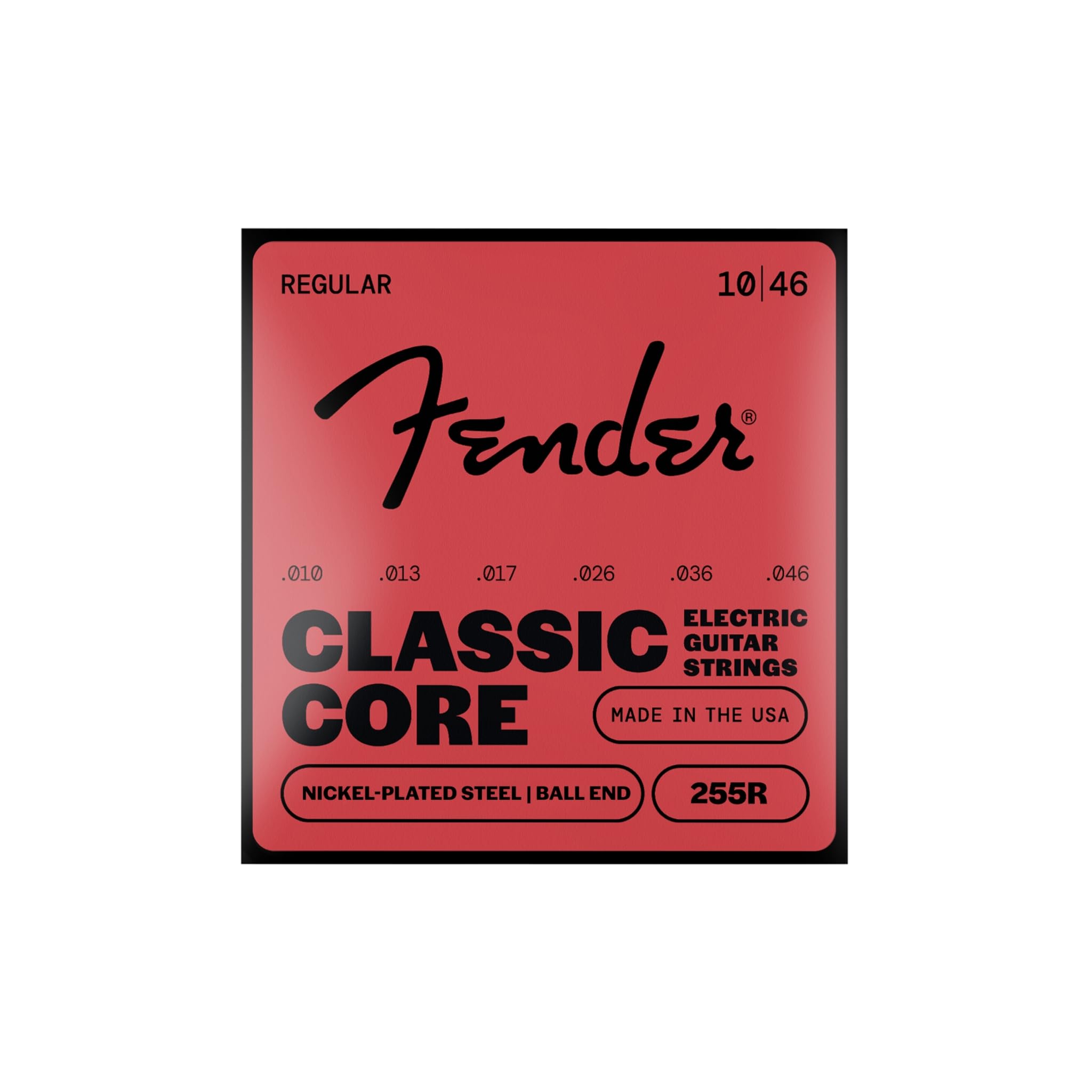 Fender 255R Classic Core Nickel Plated Steel/Ballend 010/046