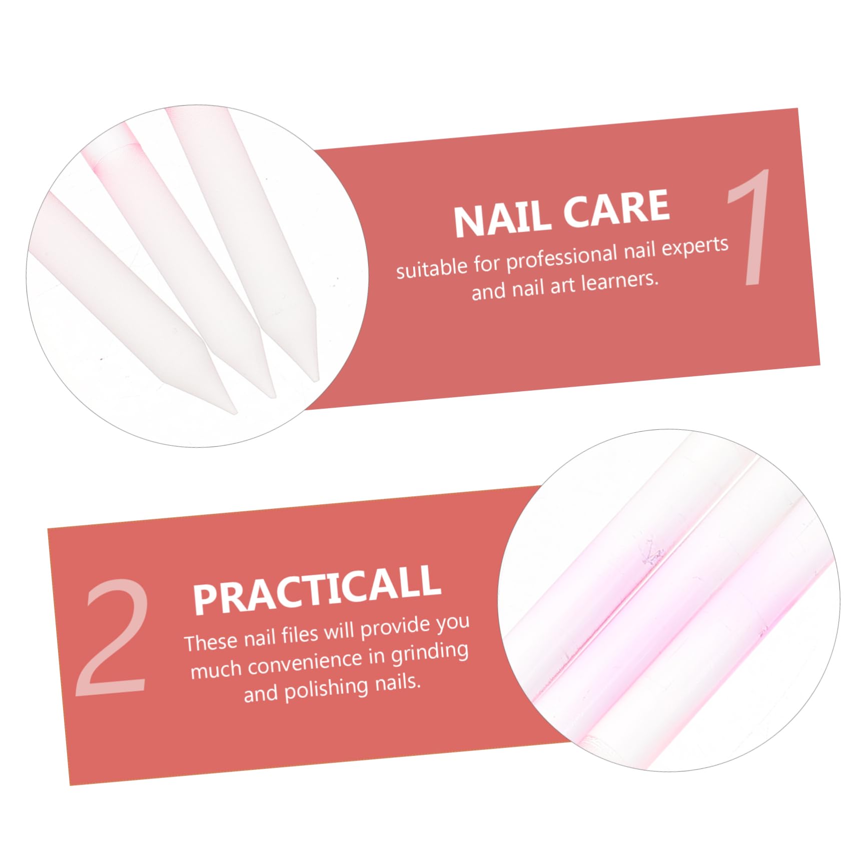 FRCOLOR 5 Set Di Lime Per Unghie in Lime Per Unghie Lisce Lime Per Unghie Speciali Strisce Per Lucidatura Unghie Strumenti Per Manicure Facili Da Usare Per Casa E Viaggio 3 Pezzi * 5