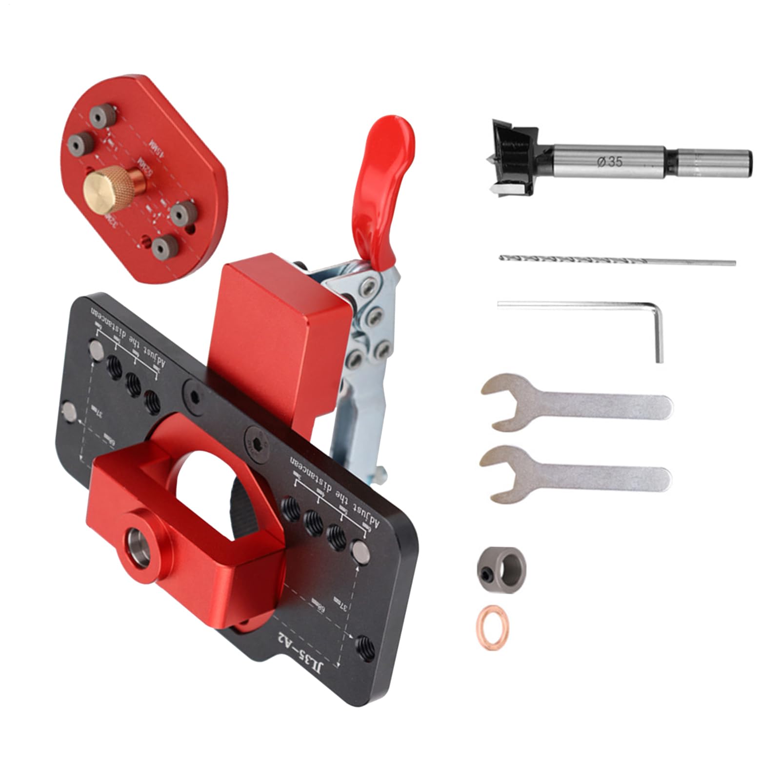 Guida Per Cerniere Per Ante Dei Mobili Guida Per Foratura In Alluminio Per | Strumento Per Installazione Cerniere Per Porte Di Mobili Per Progetti Professionali Officine Fabbrich