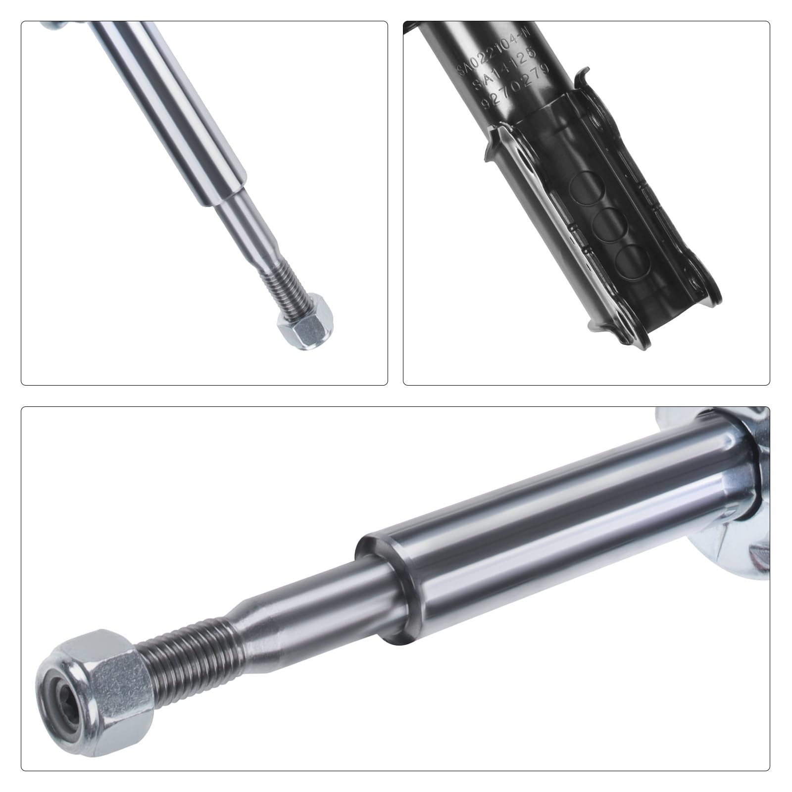 Frankberg 2 amortiguadores delanteros de 564 mm a presión de gas 31304066 | Compatible con: Vel Satis BJ0_, XC90 I 275