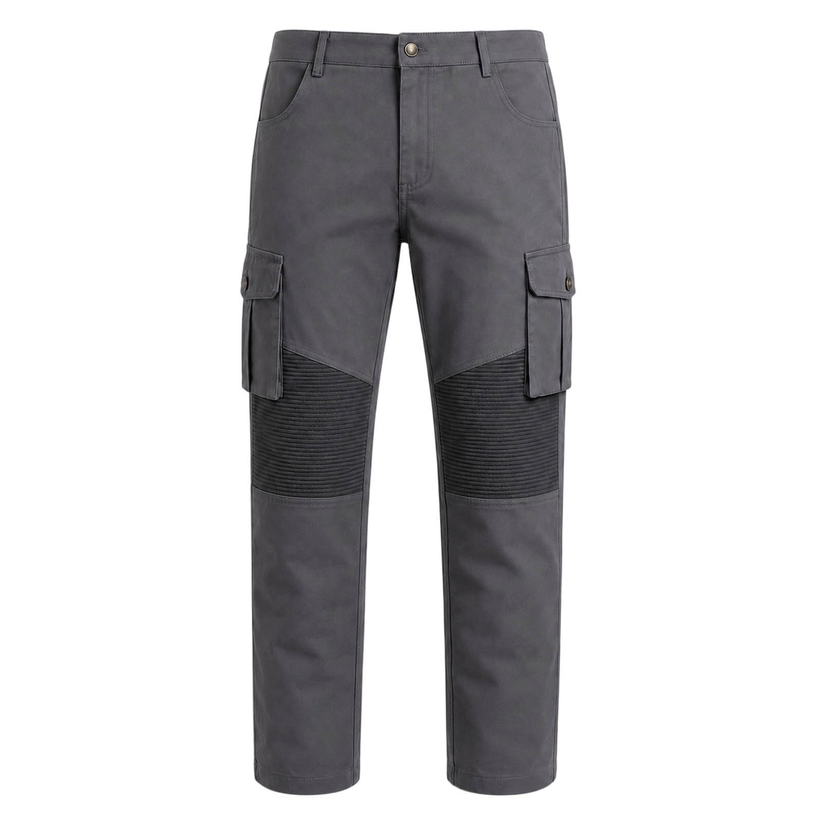 Tuta da jogging da uomo, pantaloni cargo e camicia da lavoro | Con abbottonatura, multitasche, robusto, per giardinaggio, fai da te, all'aperto, leggero, comodo, traspirante