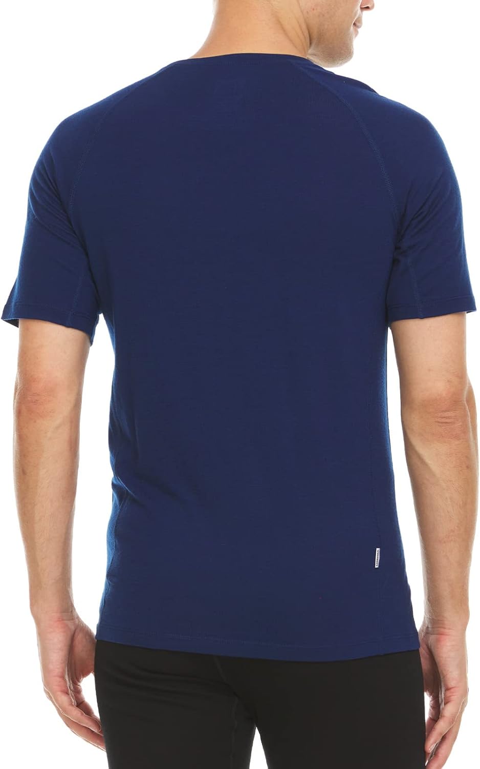 Merino Wool Mens Micro Weight Raglan T-Shirt - Short Sleeve Athletic Shirt - Anti-Odor - Moisture Wicking - Image 3