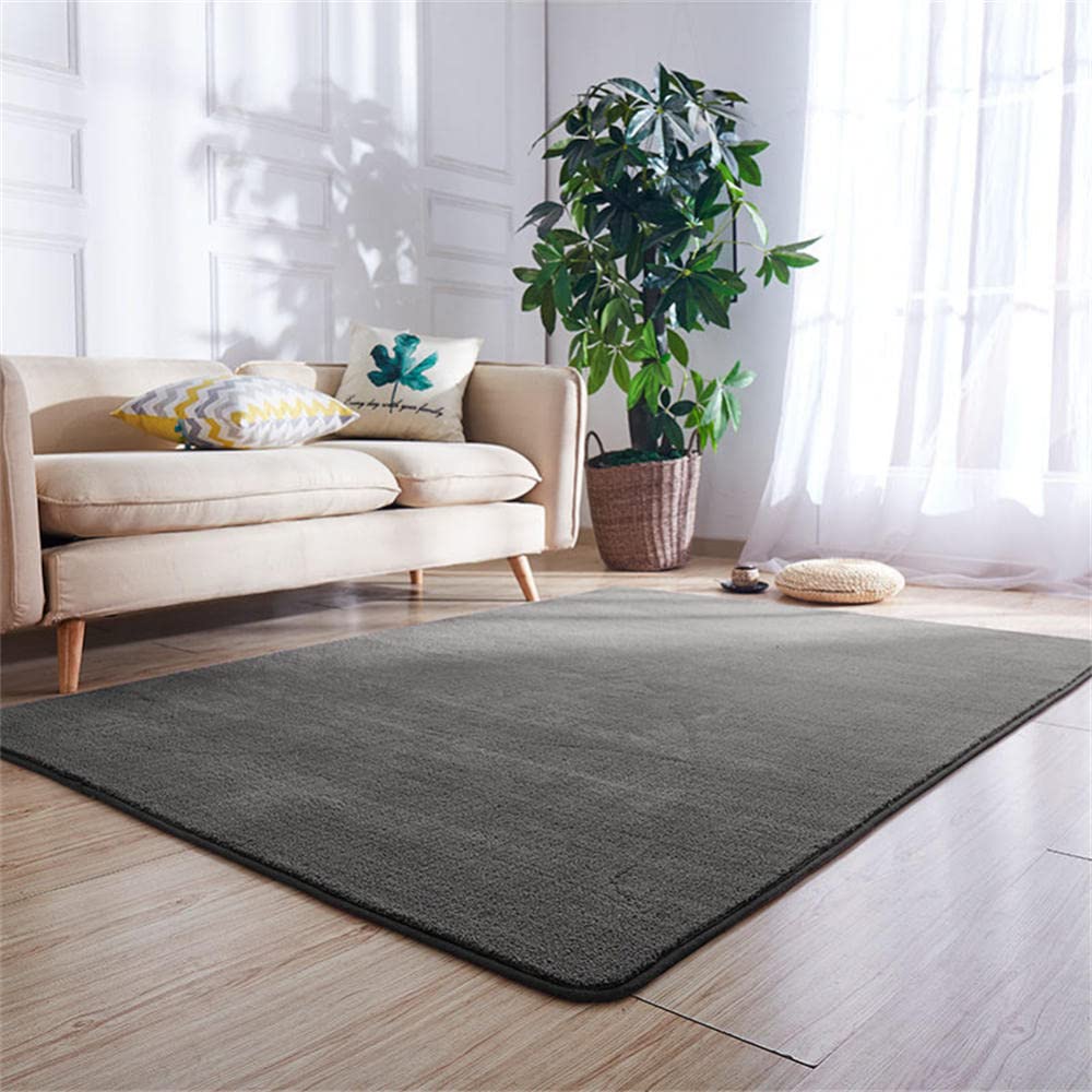 Tapis salon moderne abstrait gris pour chambre de bébé et enfants