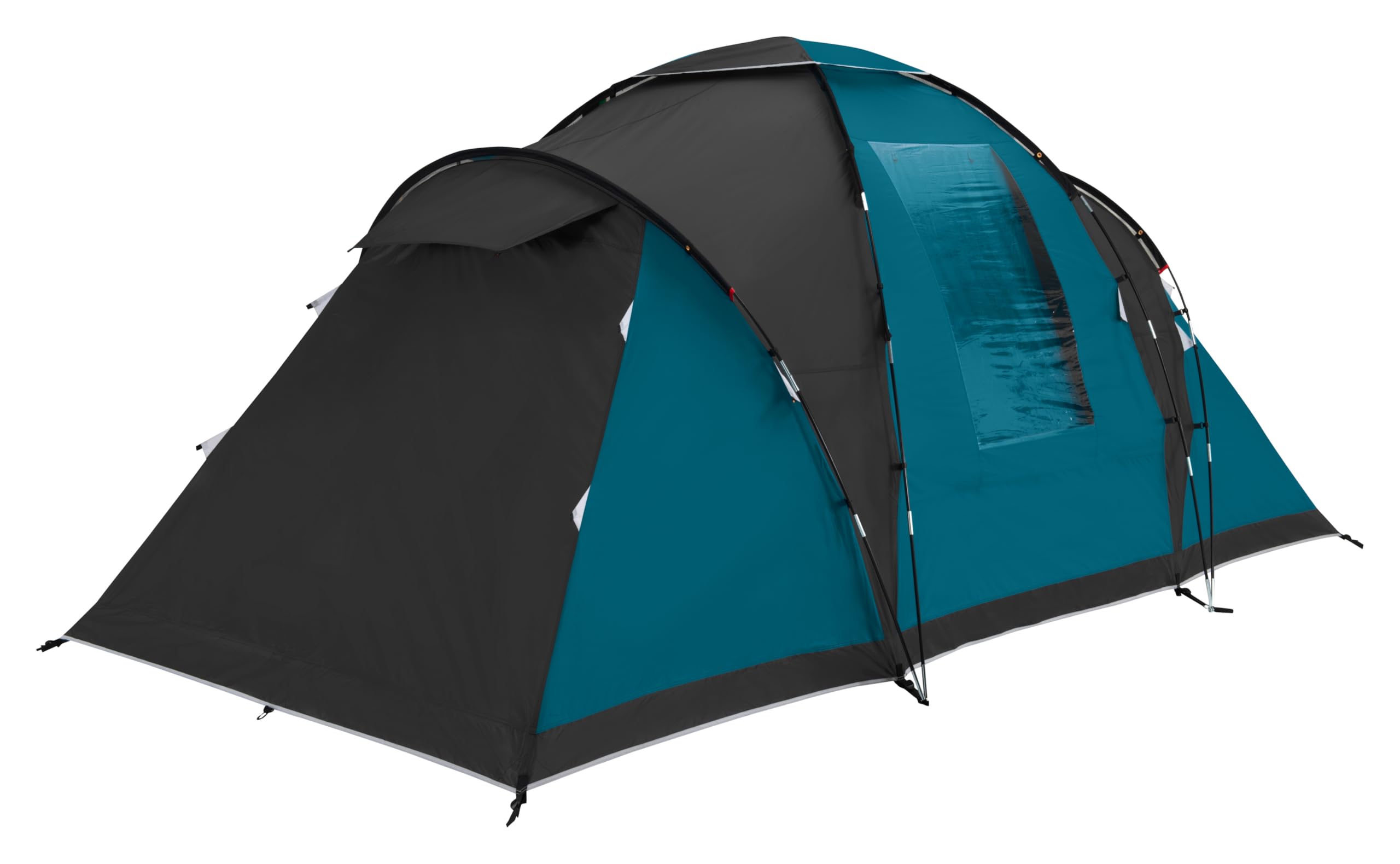 Coleman Spruce Falls 4 Tienda de campaña familiar Vis-a-Vis para 4 personas con 2 dormitorios y sala de estar de tamaño XXL opuestos | Tienda de campaña para 4 personas | Impermeable de 3000 mm |