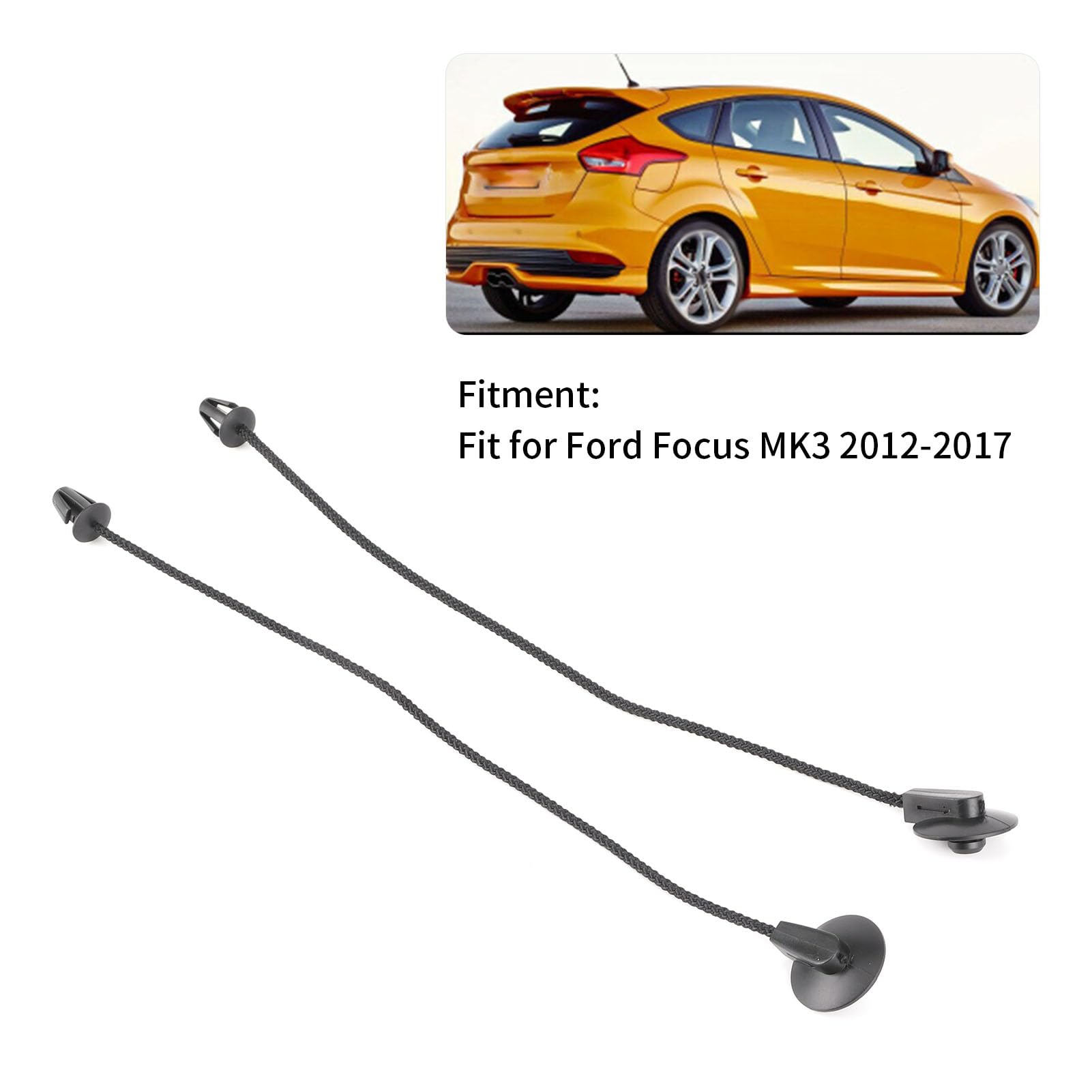 2 Szt. Sznurek do Mocowania Półek na Paczki, Sznurek CV6Z5846538A Pasuje do Do Focus MK3 2012-2017