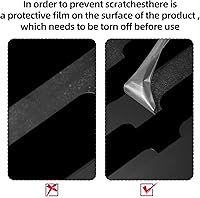 Vista 3 de Ireer Tarjetero para pared, soporte para tarjetas de visita de acrílico negro, organizador colgante de pared, soporte de exhibición de calcomanías