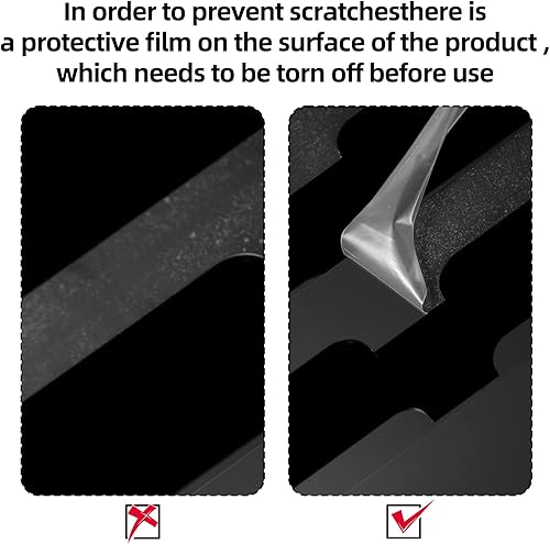 Miniatura 3 de Ireer Tarjetero para pared, soporte para tarjetas de visita de acrílico negro, organizador colgante de pared, soporte de exhibición de calcomanías