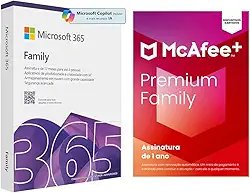 Kit Microsoft 365 Family + McAfee Premium Family