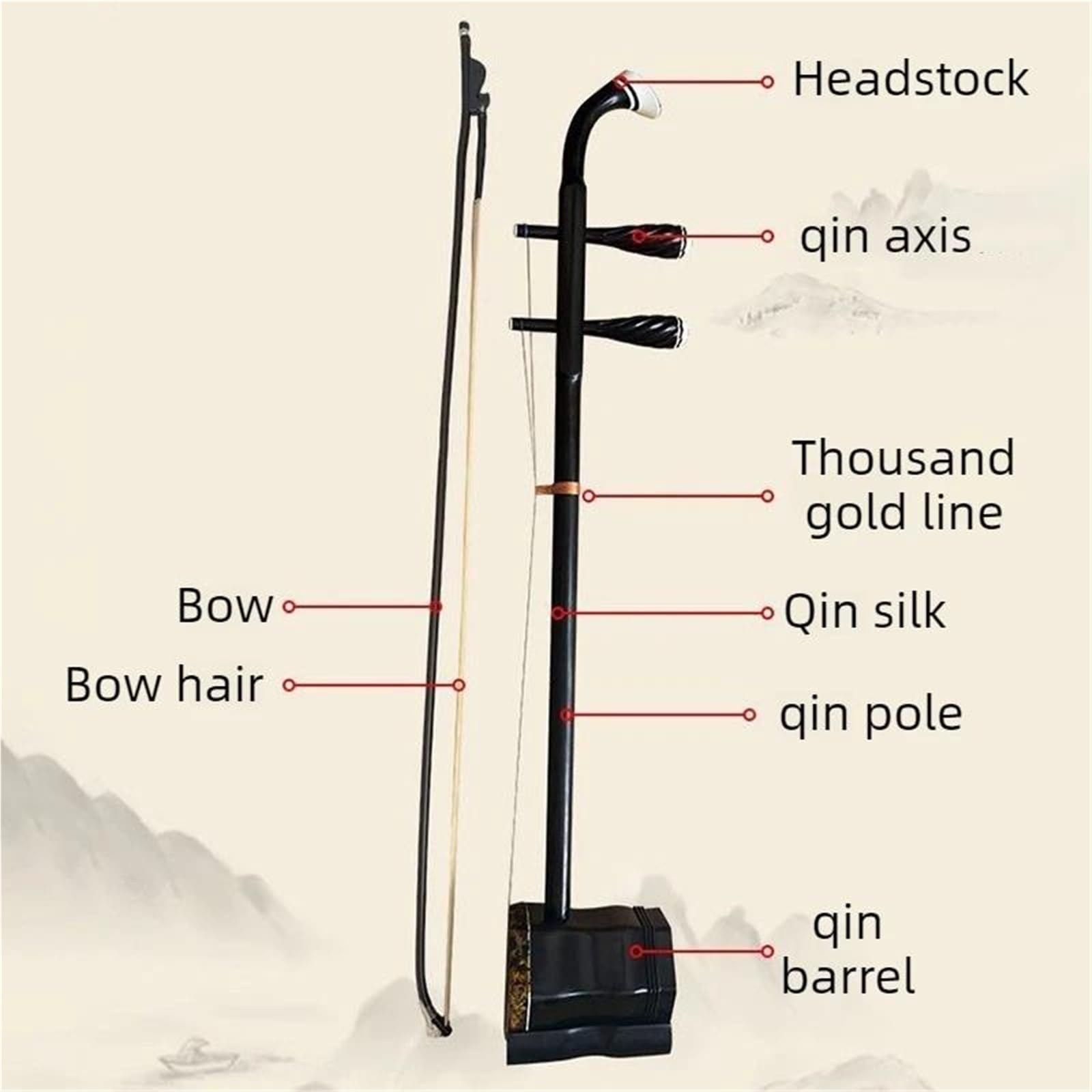 Erhu Strumenti Musicali Pratica Gli Strumenti Popolari Tradizionali Erhu In Legno