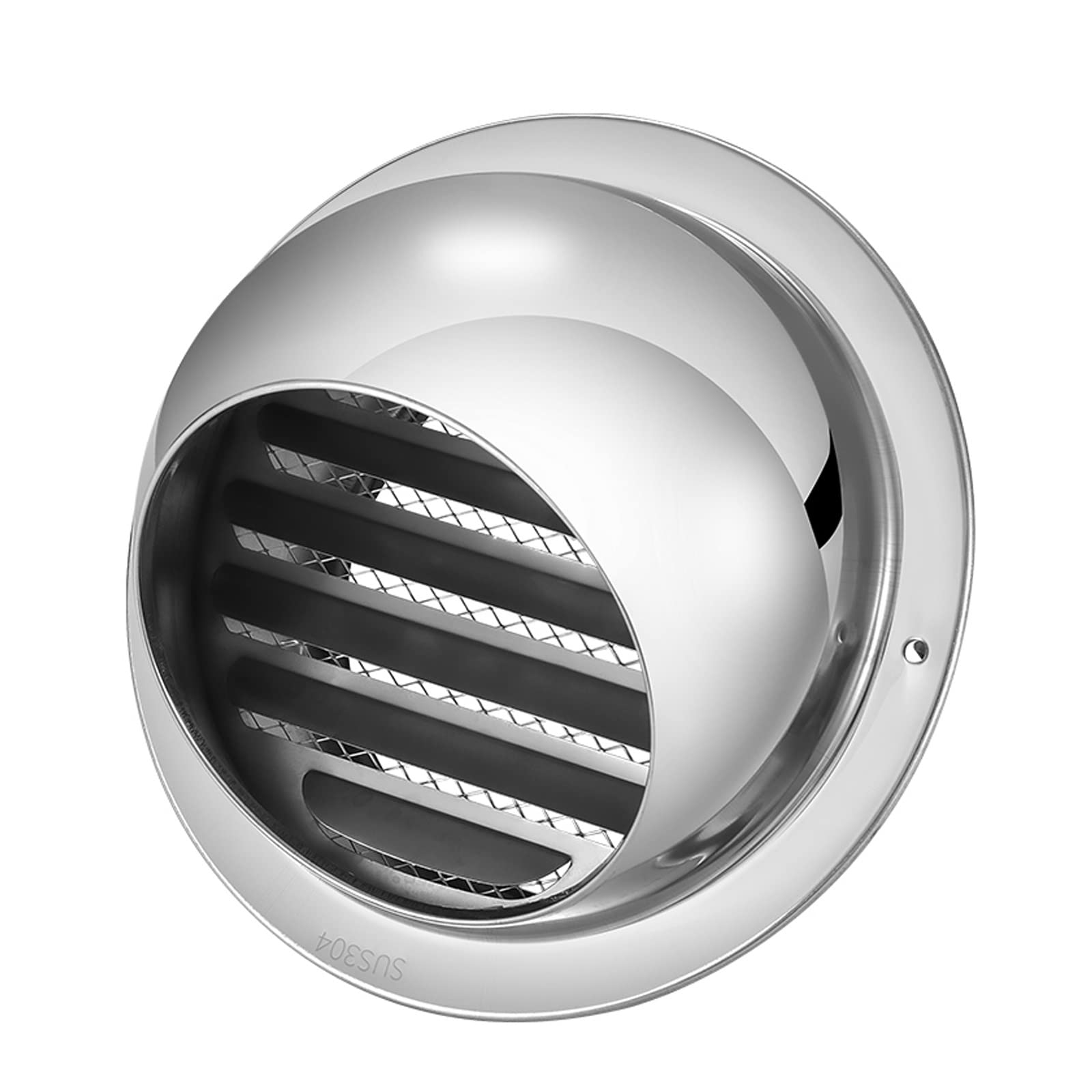 Kaminhaube, Edelstahl Außenlüftungsgitter Lamellen