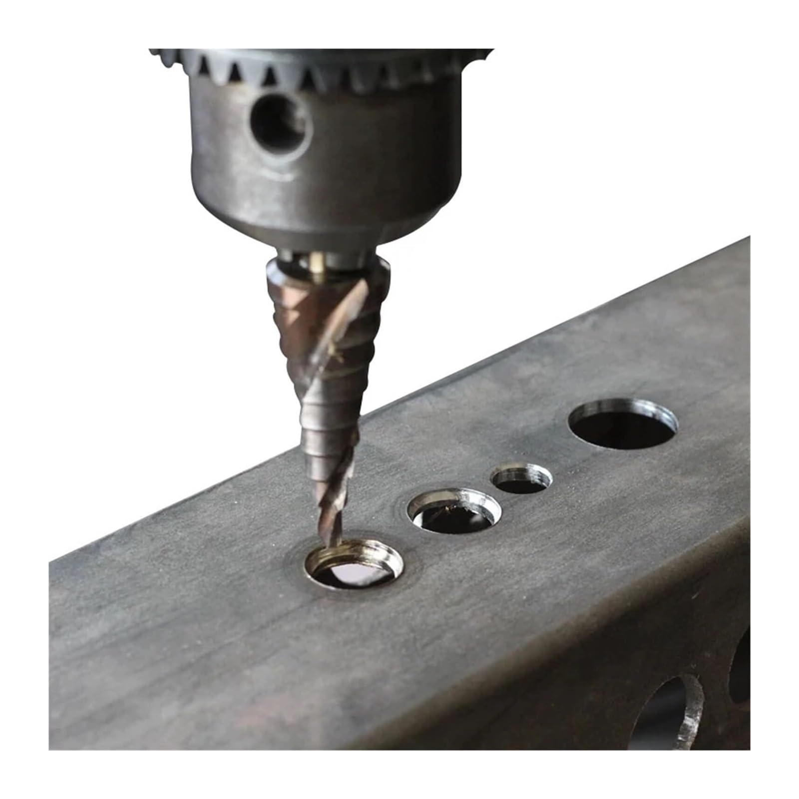 Wiertła do metalu, Wiertło spiralne z rowkiem, Wiertło stopniowe M35 5% kobaltu Wiertło HSS Co Cone Hex Shank do metalu(6 24mm)