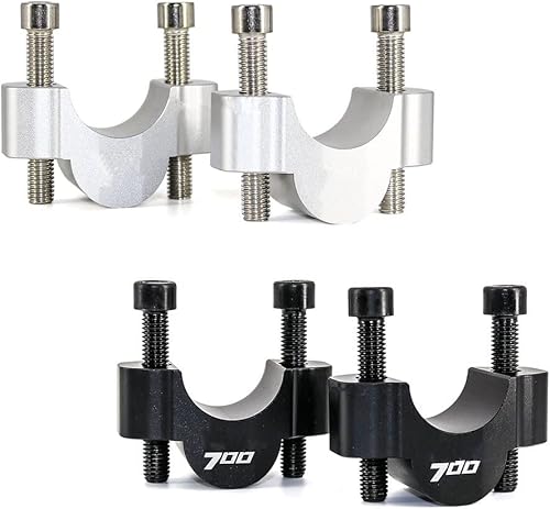 Miniatura 3 de Handlebar Riser Motorcycle Handlebar Risers Clamp Mounting Mount Riser CNC Billet Aluminum for Yamaha for Tenere 700 Tenere700 for XTZ 700 XT700Z
