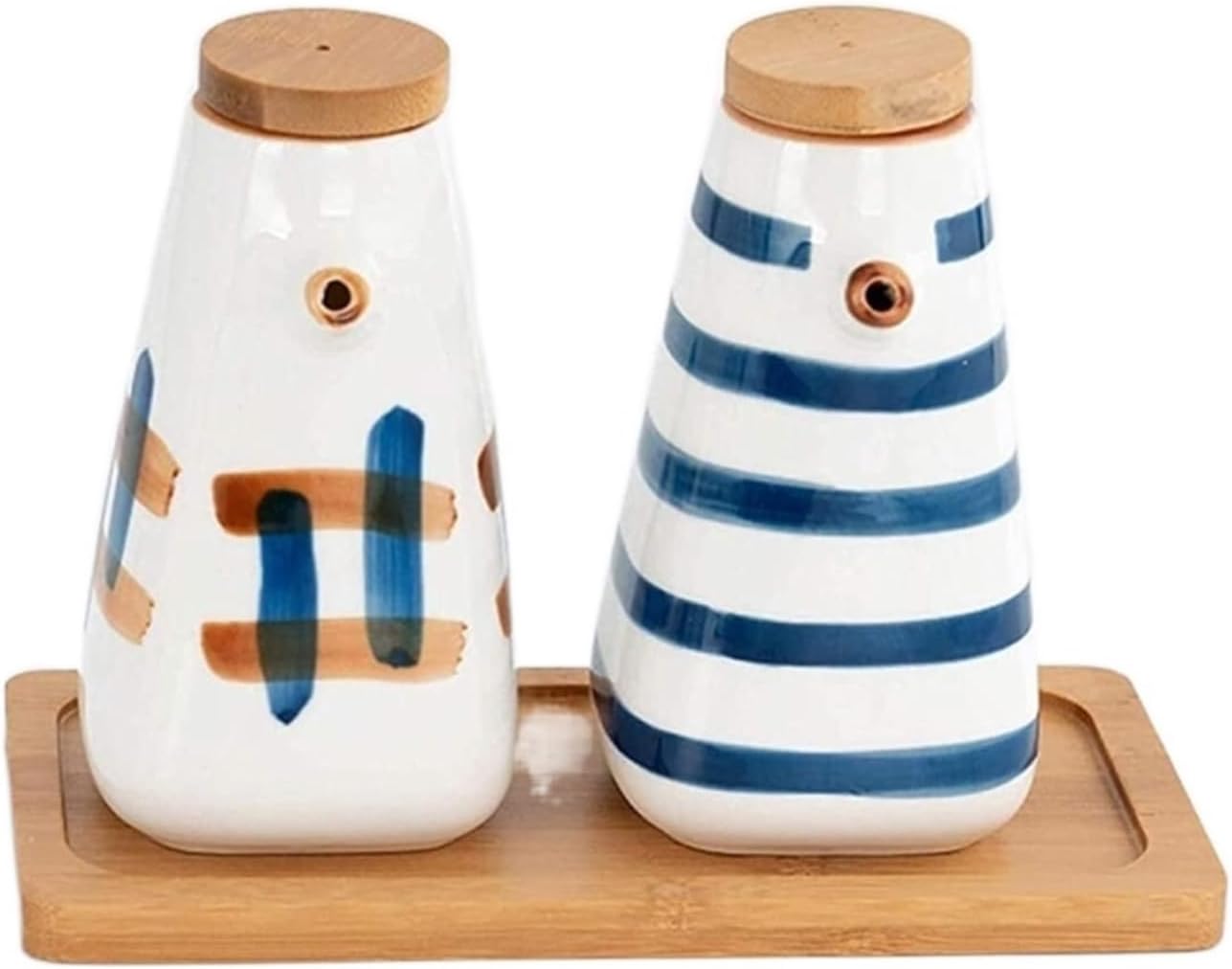 Oil and Vinegar Dispenser Soy Sauce Bottle with Cork Stopper,Olive Oil/Soy Sauce/Vinegar Cruet,Liquid Condiment cooking (Color : A)