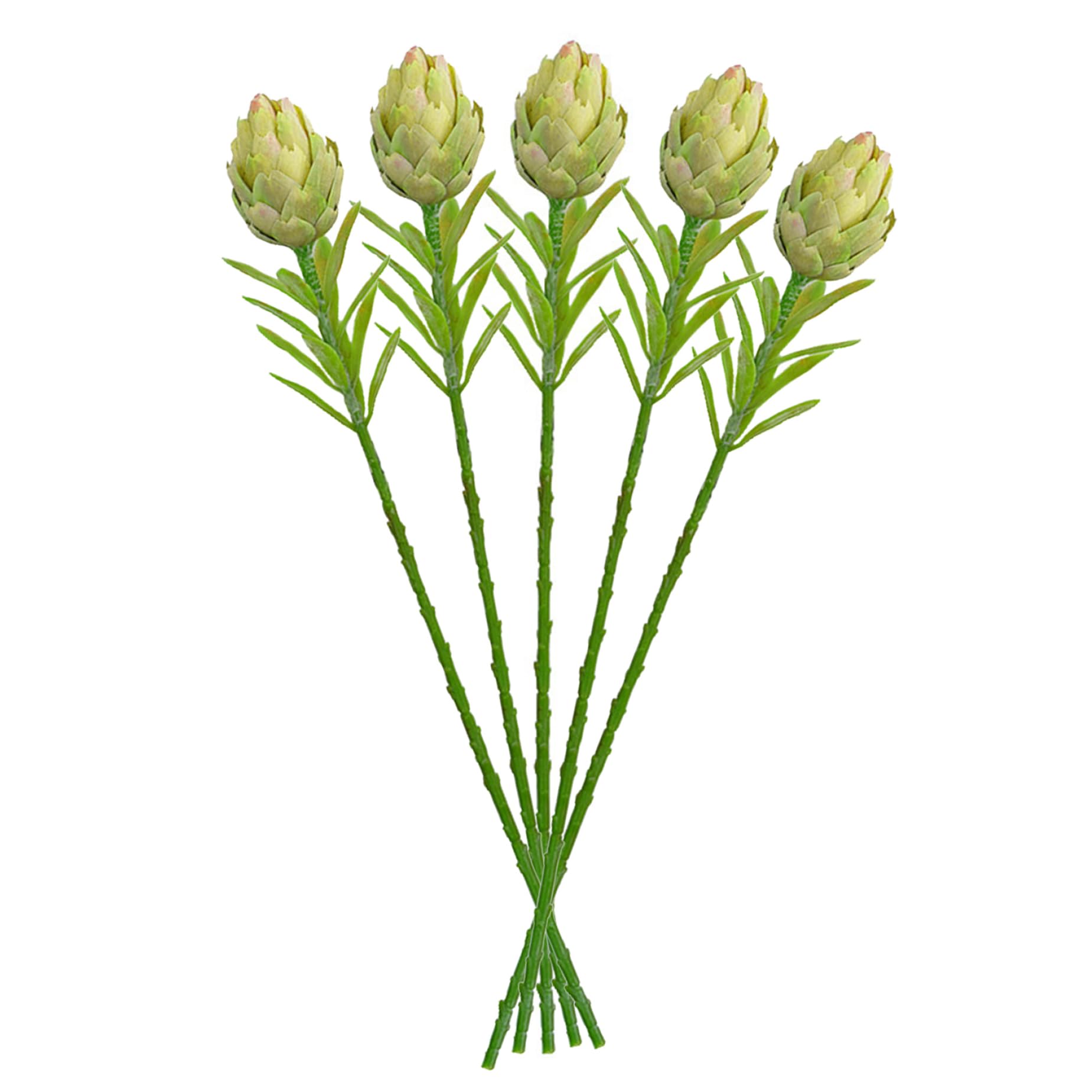Plantes artificielles intérieures avec tiges réglables pour composition