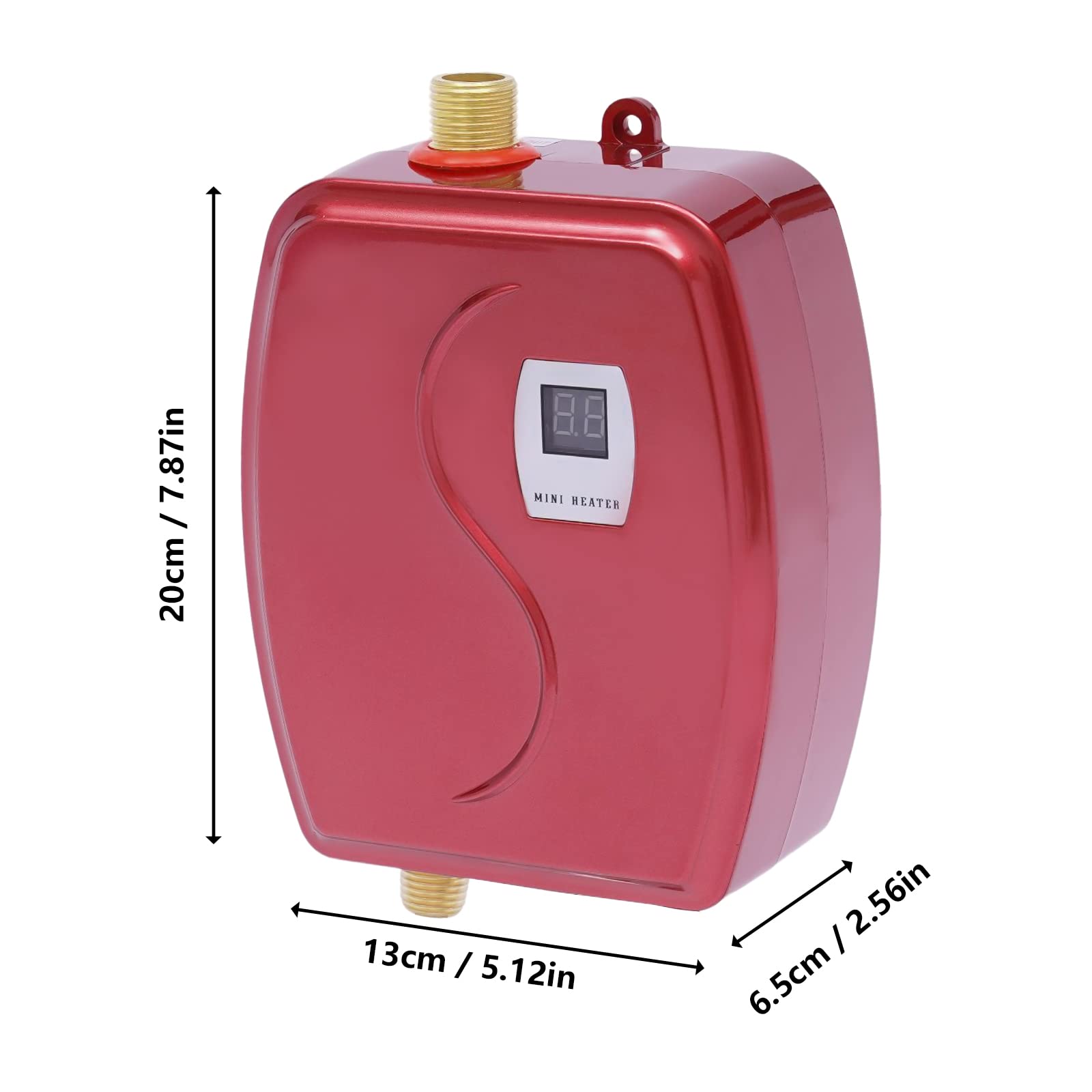 EUNEWR Mini-doorstroomboiler, tankkless, 220 V, keuken