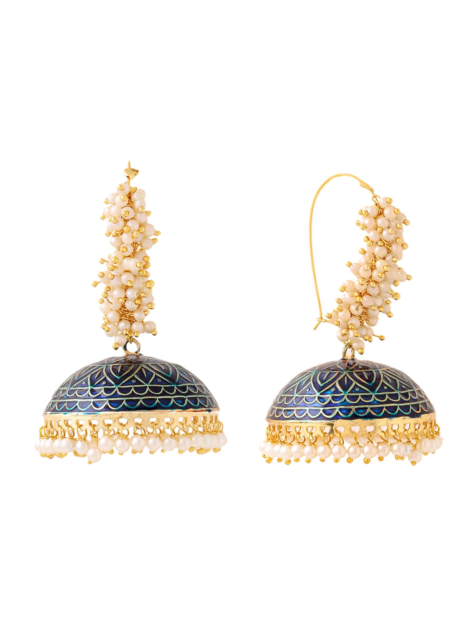 See full amazon price history chart for Yellow Chimes Meenakari Jhumka Earrings Handcrafted Gold toned Traditional Multicolor Jhumka/Jhumki Earrings for Women and Girls (Blue Big Jhumka) Yellow Chimes Meenakari Jhumka Earrings Handcrafted Gold toned Traditional Multicolor Jhumka/Jhumki Earrings for Women and Girls (Blue Big Jhumka) (B0D4MD6692) Amazon Price History, Amazon Price Tracker