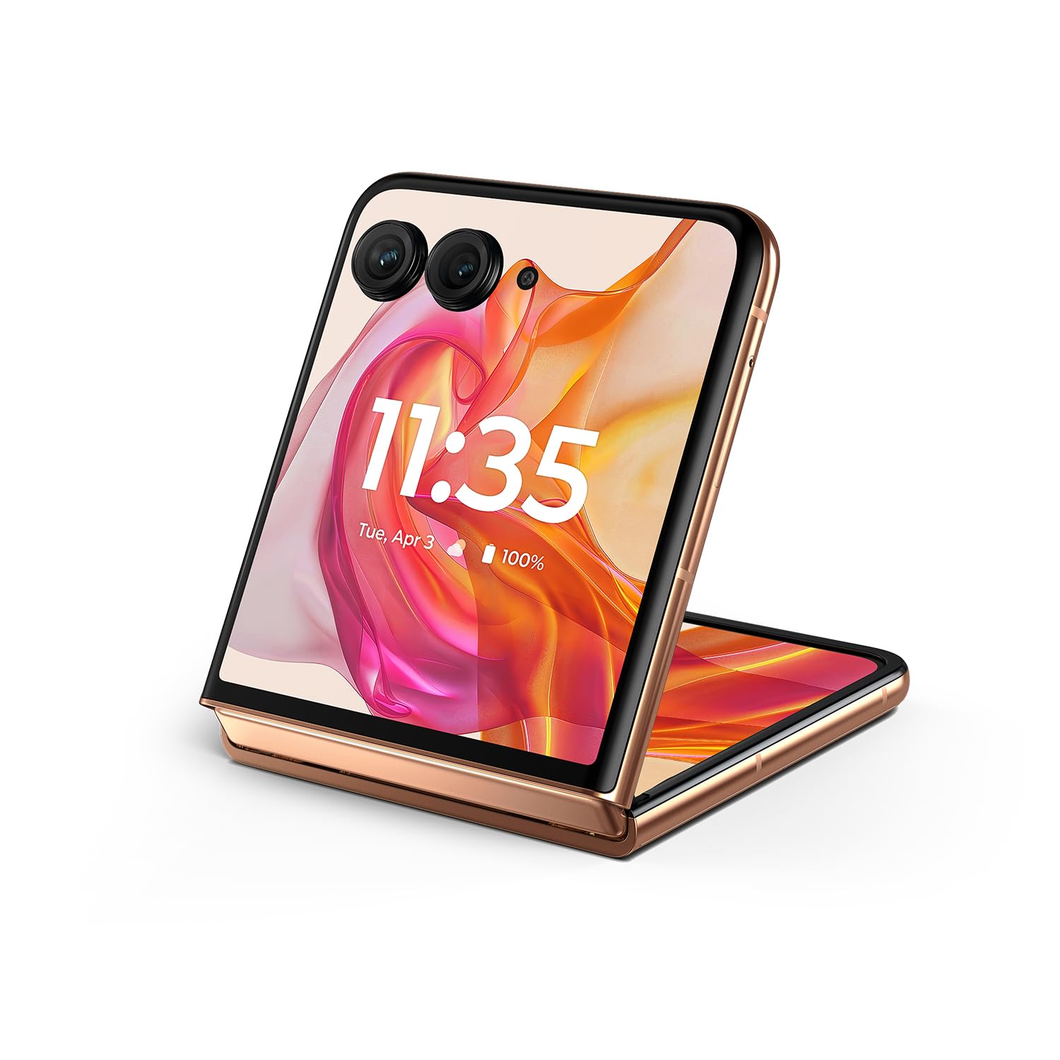 Motorola razr+ | 2024 | Unlocked | Made for US 12/256 | 50MP Camera | Peach Fuzz
