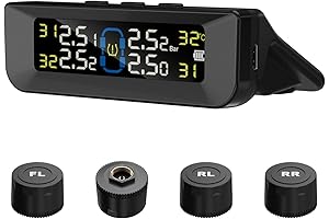 Solar Powered TPMS Tire Pressure Monitoring System