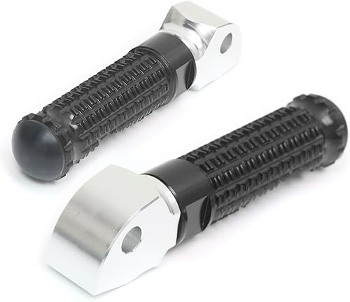 Miniatura 2 de MCMOTOPARTS M-PRO - Estriberas traseras para pasajero, color negro, compatible con XJ6 DiversionF 2009-2016 11 12 13 14 15 16