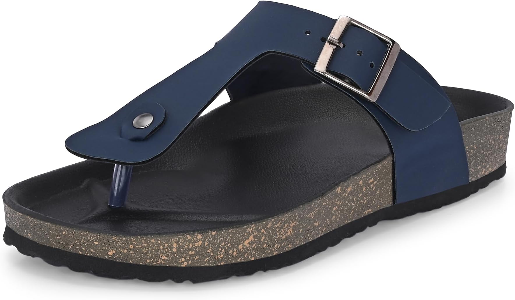 Centrino Sandals for Men | Berkin-Style Slip-On Casual Sandal with Open Toe Design | Comfortable PU Footbed, Arch Support & Lightweight On-Grip Sole for Outdoor Wear (7314)