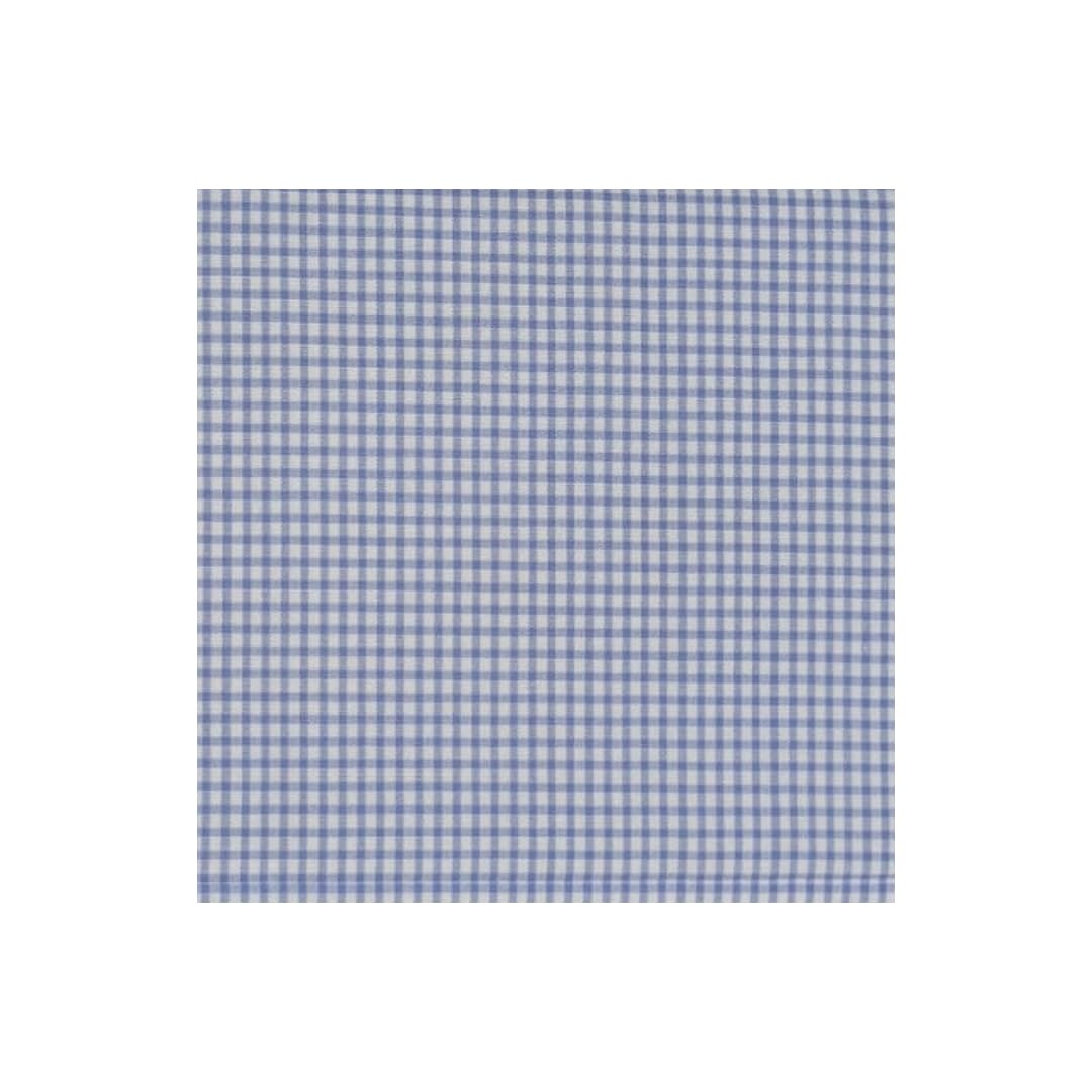 Ankur - Lal Bhai Group Men's Poly Cotton Blend Unstitched Shirt Fabric (1.60m, Free Size,Small Blue Check Pattern)-image-31