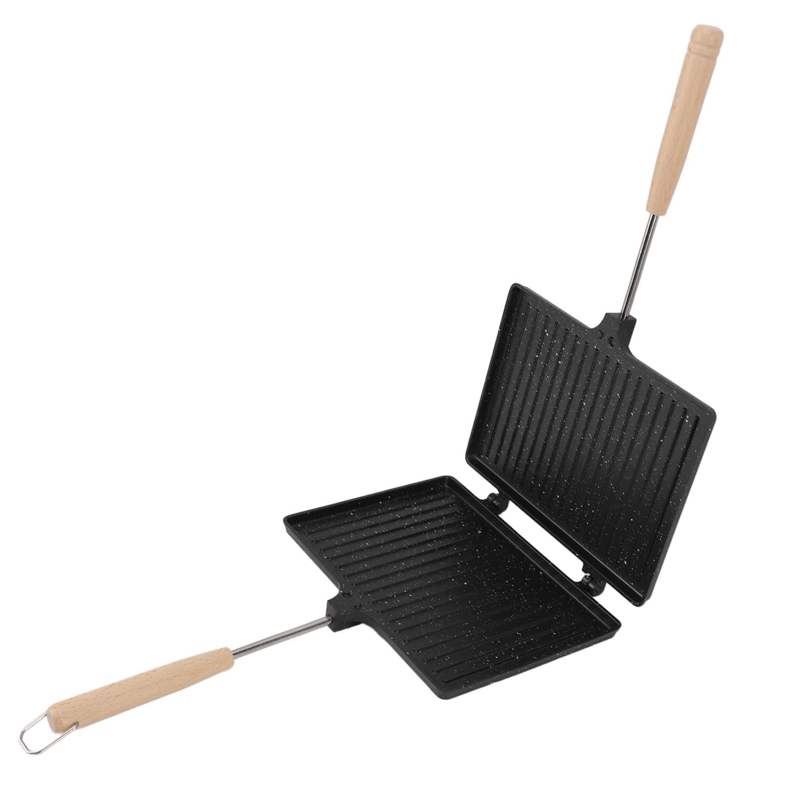 Poêle à Frire Double Face, Machine à Sandwich, Machine à Fromage Grillé, Poêle à Sandwich Antiadhésive, Grille-pain, Poêle à Griller, Machine à Sandwich Grillé Et Panini Avec Plaques Antiadhésives