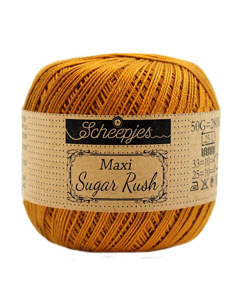Scheepjes - Scheepjes Maxi Sugar Rush 383 Ginger Gold Yarn - 1x50g
