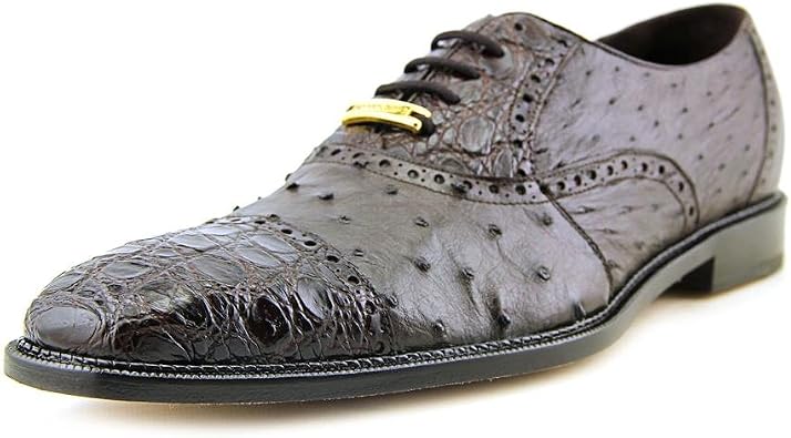 Onesto II Ostrich & Crocodile Oxford by Belvedere