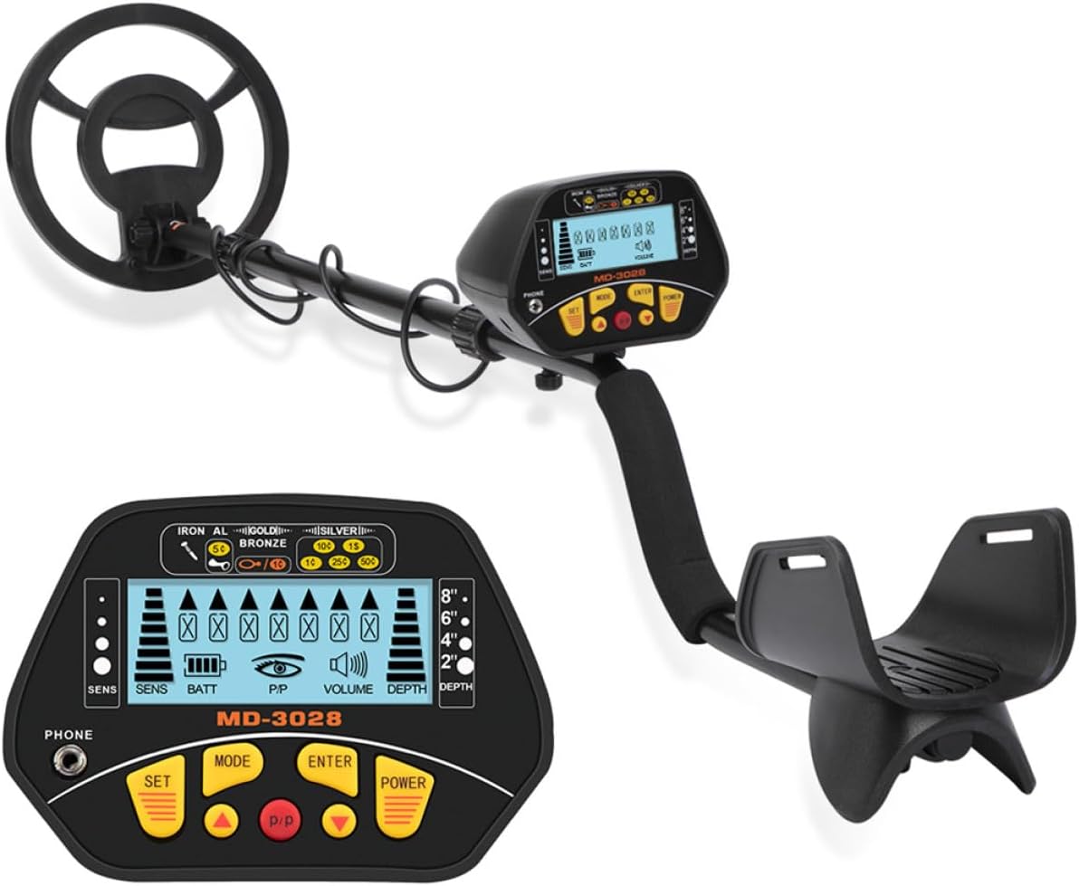 Md-3028 Metal Detector Gold Detector High Sensitivity Pinpoint Underground Finder Without Battery for Outdoor Treasure Hunting and Metal Detection