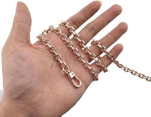 Miniatura 70 de HAHIYO Mini Pochette - Correa de cadena fina y ancha de 0.236 in para LV gruesa de 0.079 in para bolso, cartera, embrague, cómoda correa de metal