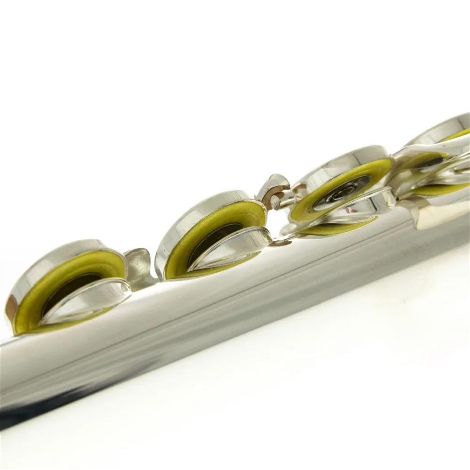 Professionale Flauto Traverso 17 Fori Chiusi Fori Placcati In Argento Testa Di Flauto Studente Flauto Traverso Chiave C Con Chiave E