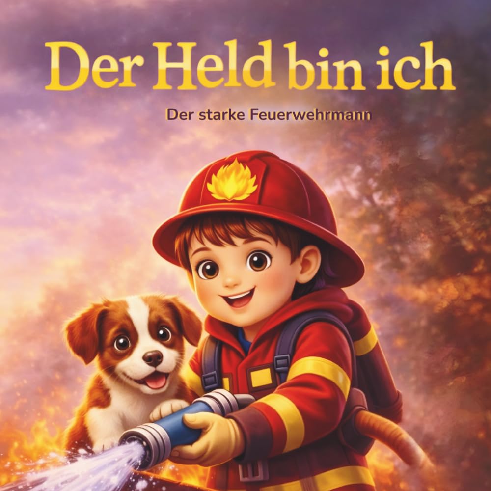 Der Held bin ich – Der starke Feuerwehrmann: Ein personalisiertes Mitmach-Kinderbuch über Mut, Helfen und Selbstvertrauen