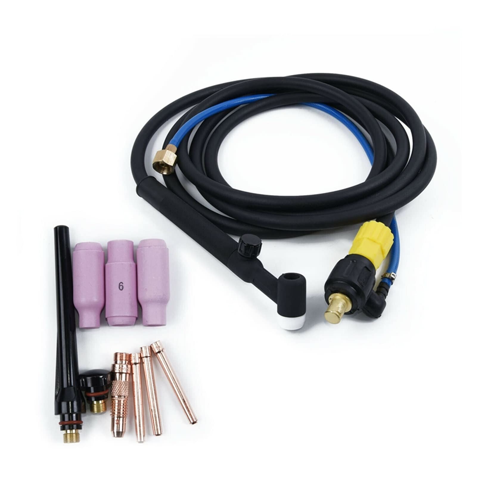 WZDDXUNSF WP-17V Welding Head Torch Tool Flexible with Gas Valved 35/50 Cable tig Accessories