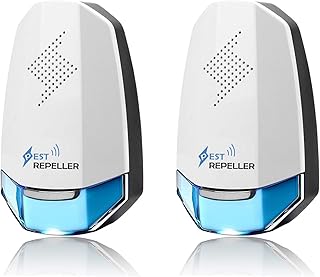 2 Packs Ultrasonic Pest Repeller,Indoor mute ultrasonic pest repeller Suitable for mosquito control, Ants, Fly, Mosquitoes, Rodent,mouse repeller plug in Harmless to Pets and Human