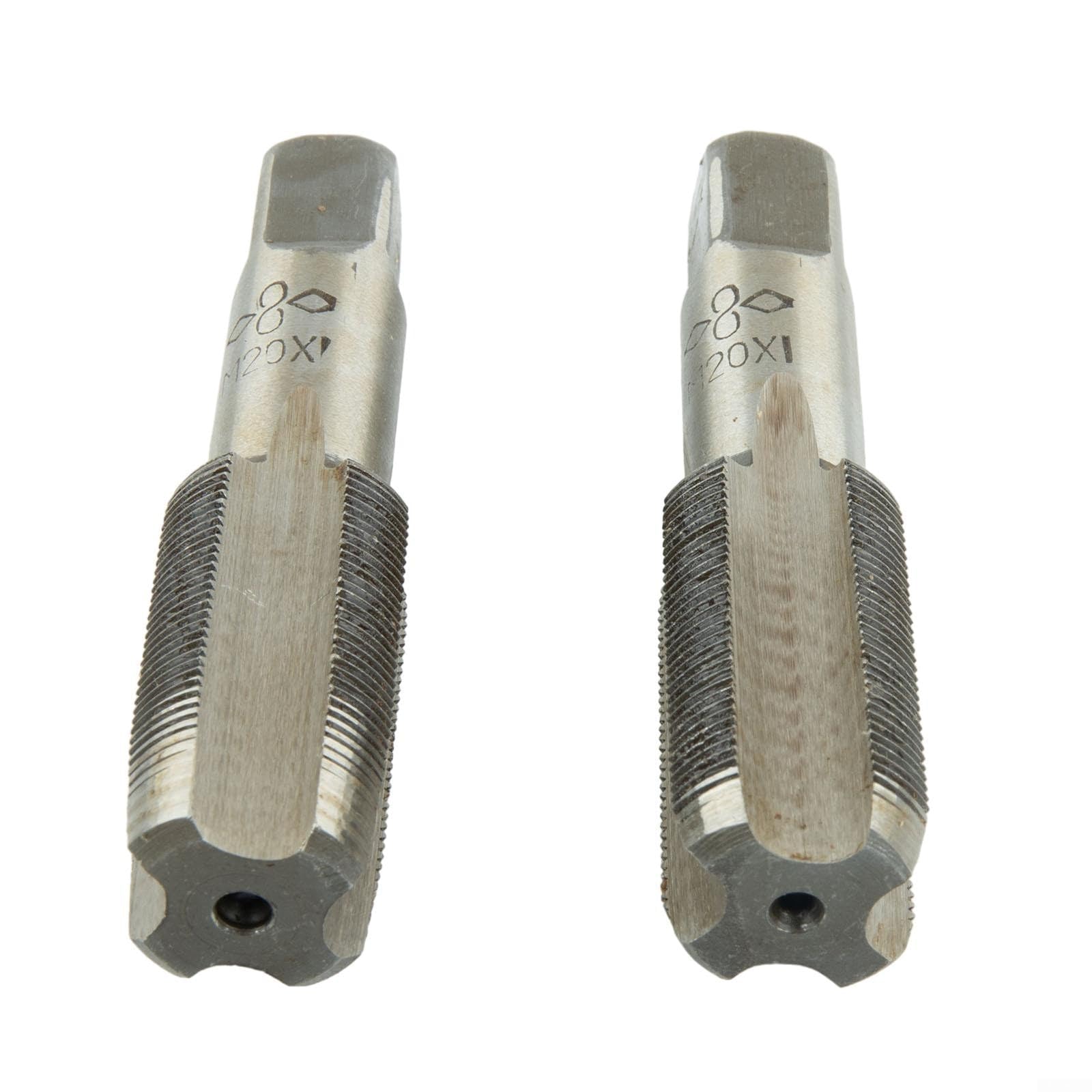 Zestaw gwintowników i narzynek, gwintowniki i narzynki do gwintów okrągłych, stal szybkotnąca M20x1 mm, gwint stożkowy i narzynka M20x1 mm, gwint metryczny prawy