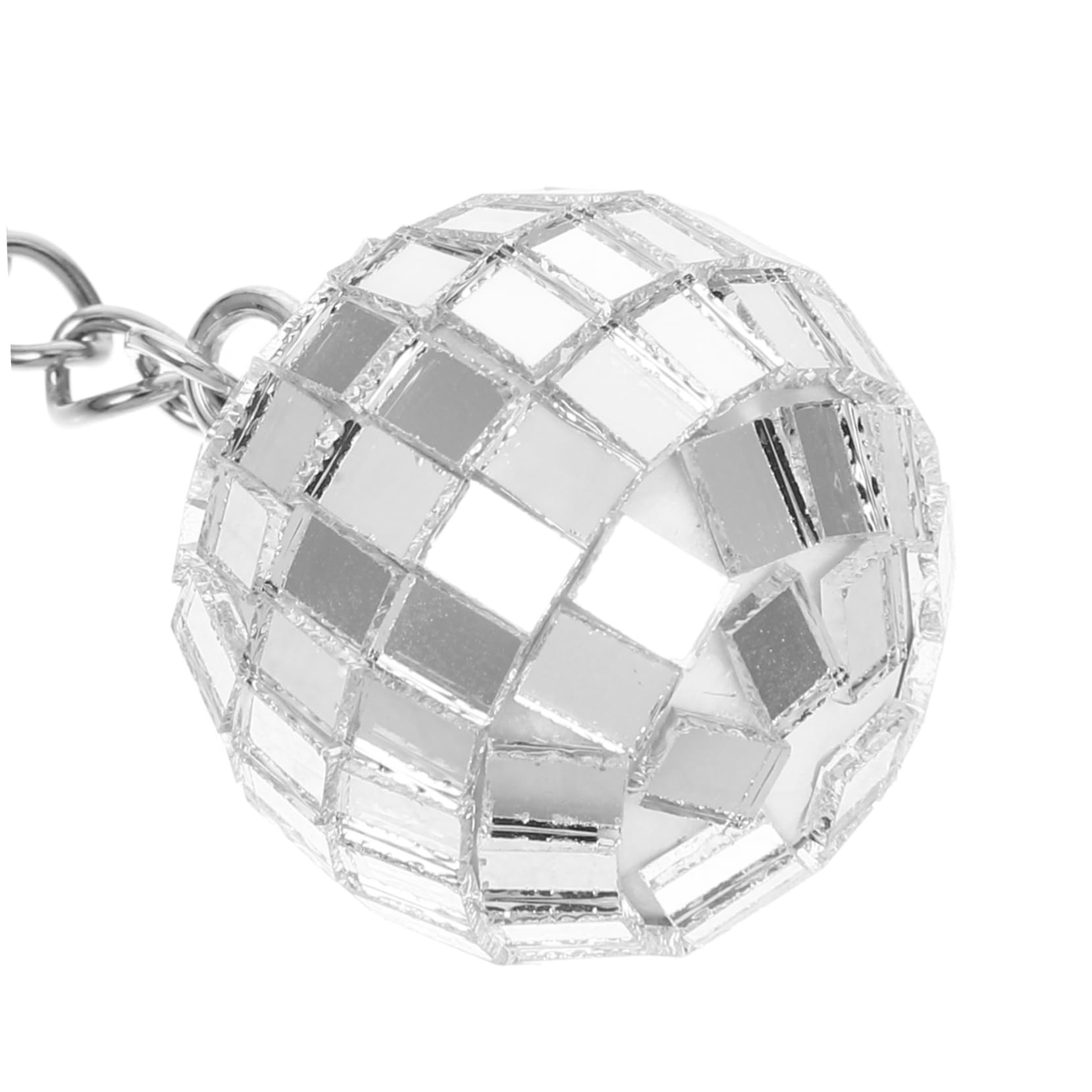 POPETPOP 10piezas Llavero de Bola de Discoteca Espejo Adorno de Bola de Discoteca para Equipo Colgante para Bolso Llavero Decorativo