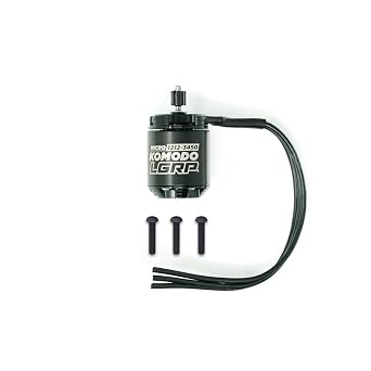 LGRP X Furite.k Micro Komodo Brushless Motor Upgrade, Compatible with 1/24 Scale SCX24 with 9mm Bolt Spread Motor Mounts, 12 Pole Hi-Torque, 11T Pinion Gear LGFUR-001