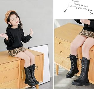 Amazon.com | BININBOX Kid's Girls Knee High Fashion Riding