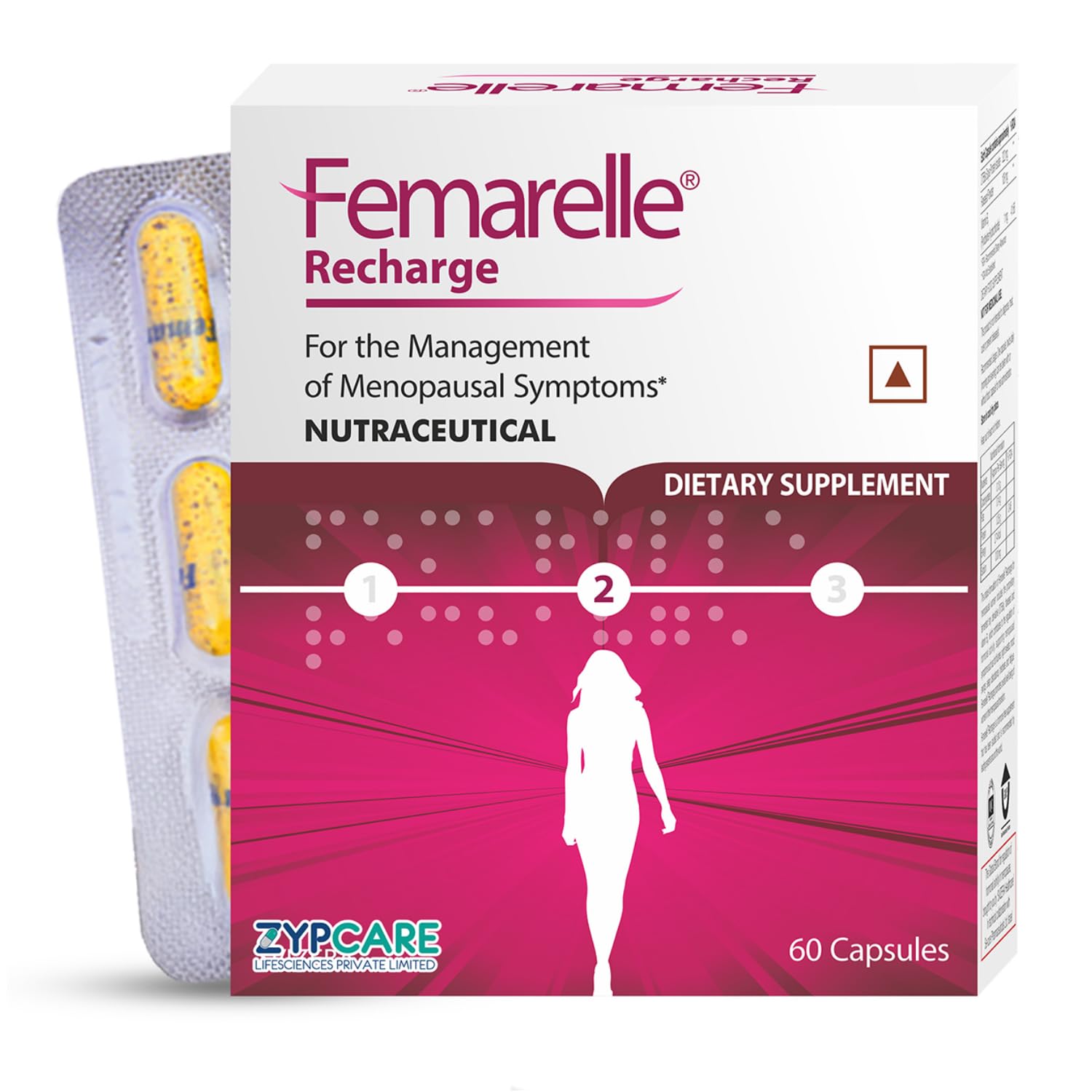 Femarelle Recharge | Natural Women Supplements | Menopause Support for Hot Flashes, Hormone Balance, Mood Swings | Global Brand | 60 Capsules (1 Month Usage)-image-8